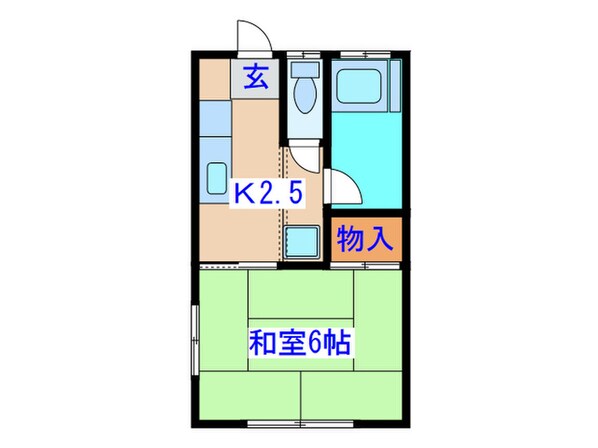 グリ－ンコ－ポの物件間取画像